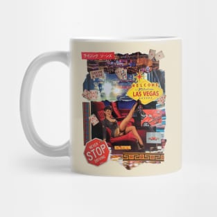 Heaven or Las Vegas Collage Artwork Mug